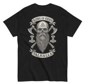Viking T-shirt Sons Of Odin Valhalla